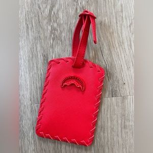 SPRAYGROUND luggage ID name tag in red